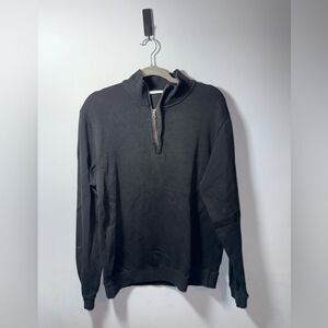 Cutter & Buck Mens Cotton Quarter Zip Pullover Sweater Size Medium EUC